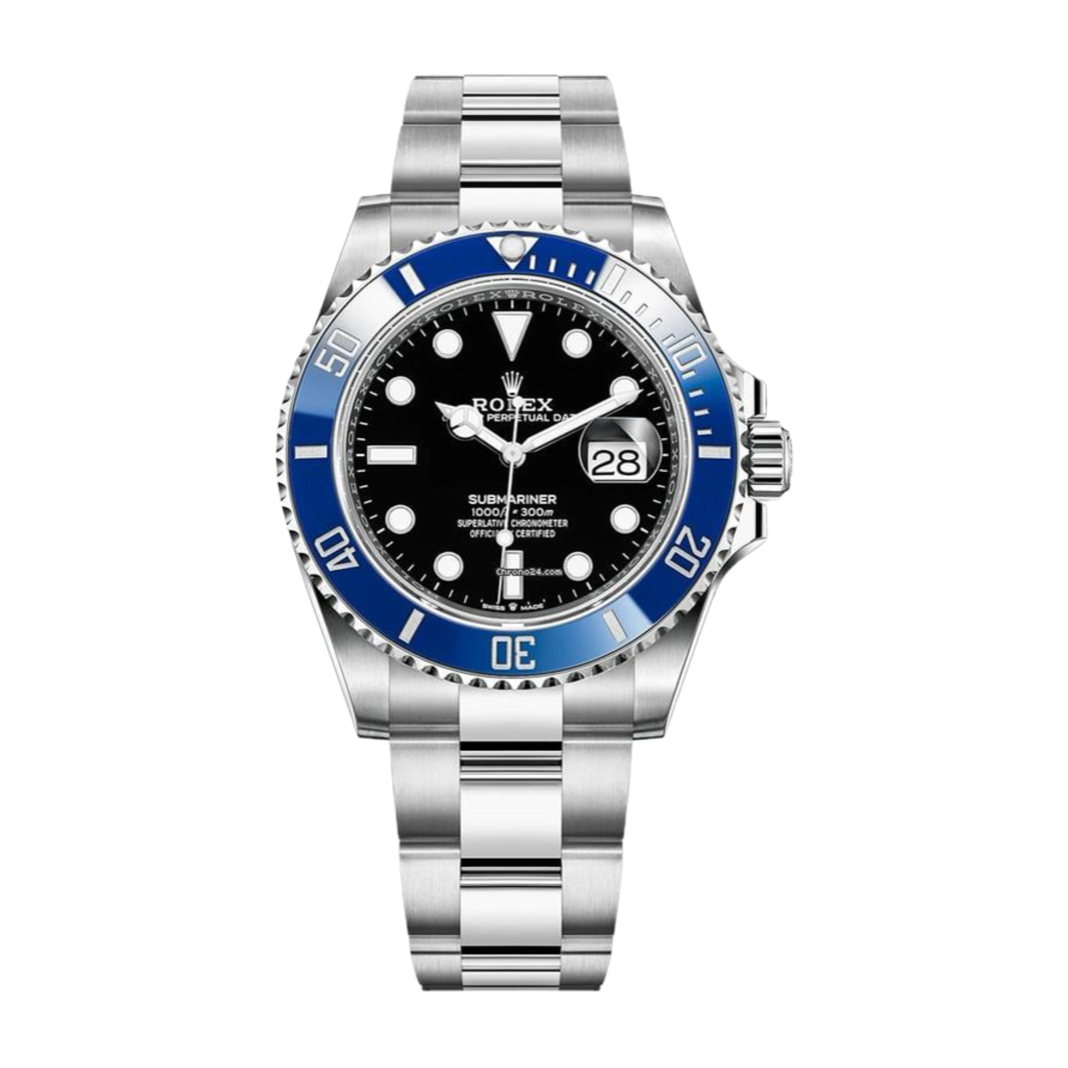 Rolex Submariner Date "Smurf" White Gold